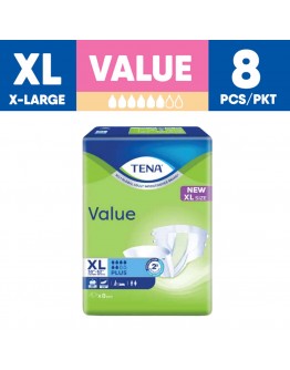 TENA Value Unisex Adult Diapers - Size XL