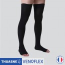 Venoflex Elegance Men's Thigh Stocking / C3, Open Toes