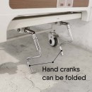 2 Crank Manual Split Hospital Bed