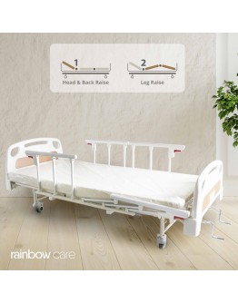 2 Crank Manual Split Hospital Bed