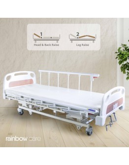 2 Crank Manual Hospital Bed