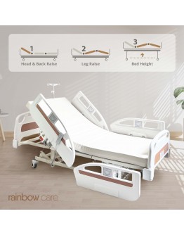 3 Crank Electrical Luxury Plus Hospital Bed