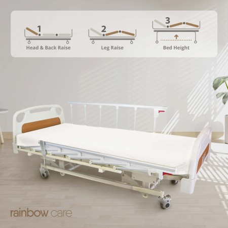 3 Crank Electrical Hospital Bed