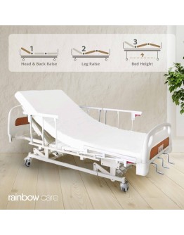 3 Crank Manual Split Hospital Bed