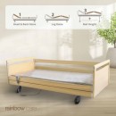 Livorno Premium Nursing Bed, Continuous Side Rails