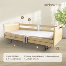 Livorno Premium Nursing Bed, Split Side Rails