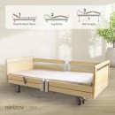 Livorno Premium Nursing Bed, Split Side Rails