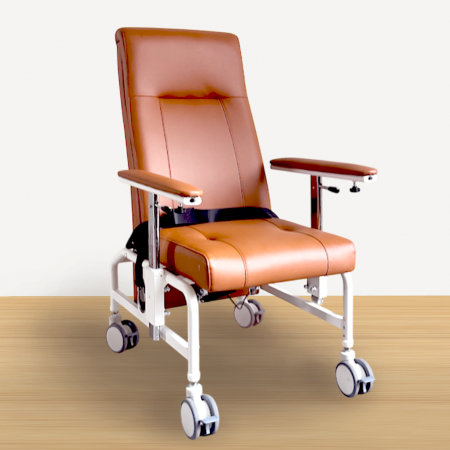 KW-W Reclining Geriatric Chair (Steel, With Wheels)