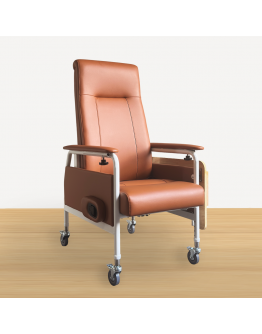 KW-W Reclining Geriatric Chair (Steel, With Wheels)