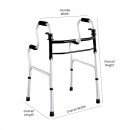 FS9637L Foldable Walking Frame