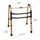 FT3310 Foldable Reciprocal Walking Frame 