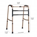 KY3320 Foldable Reciprocal Walking Frame