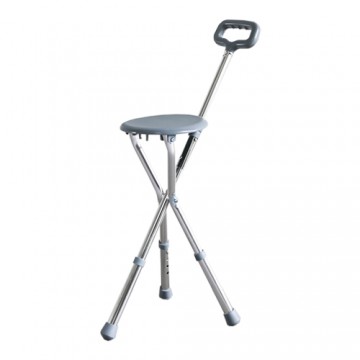 FS9112L Adjustable Walking Stick with Seat