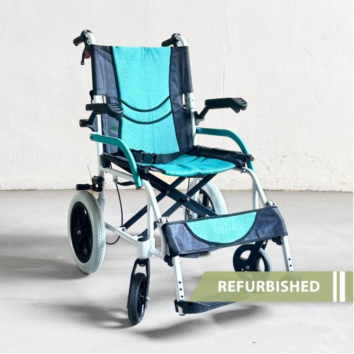 RC-30 Lightweight Wheelchair (Turquoise-1) // Refurbished 