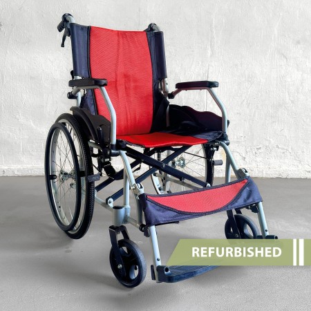 RC-51 Lightweight Wheelchair (Red) // Refurbished