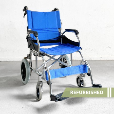 RC-30 Lightweight Wheelchair (Blue-1) // Refurbished 