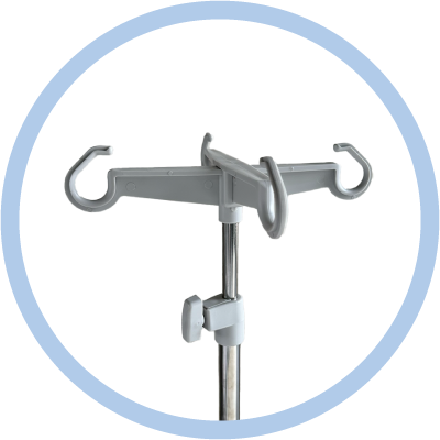 I.V. Drip Stand that is included upon Purchase with the Hospital Beds