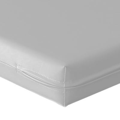 Section of the Bock Riposan Comfort Mattress with Light Grey Water-Resistant Cover